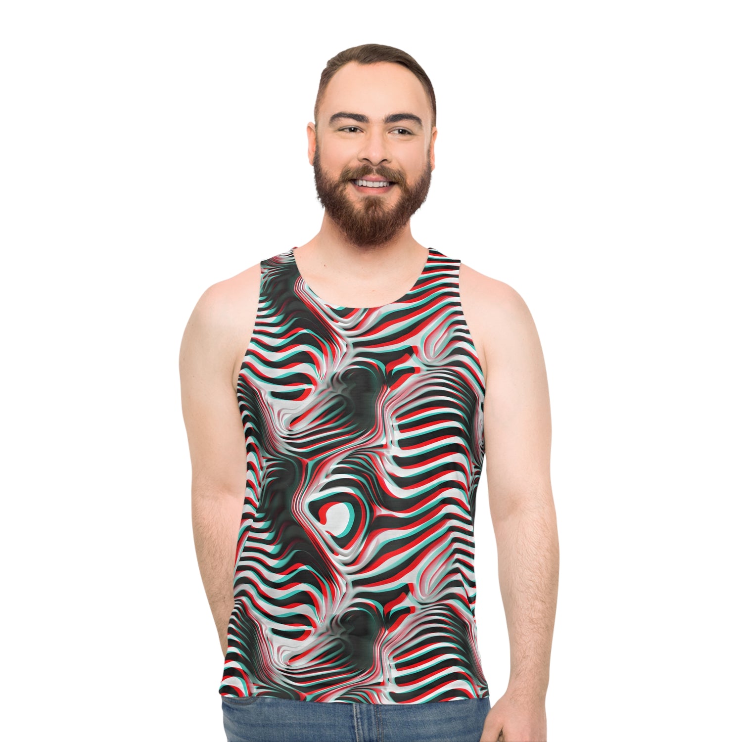 Zebra 3D Tank Top