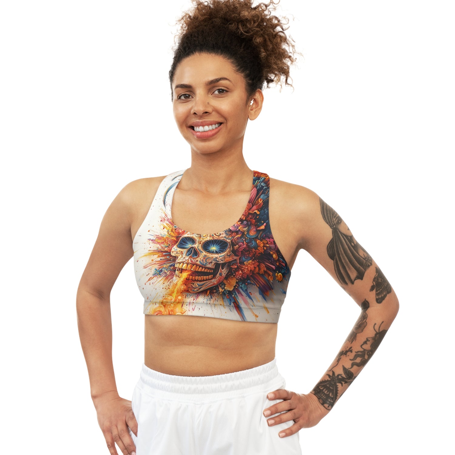 Chroma Calavera Sports Bra