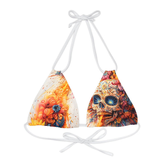 Chroma Calavera Bikini Top