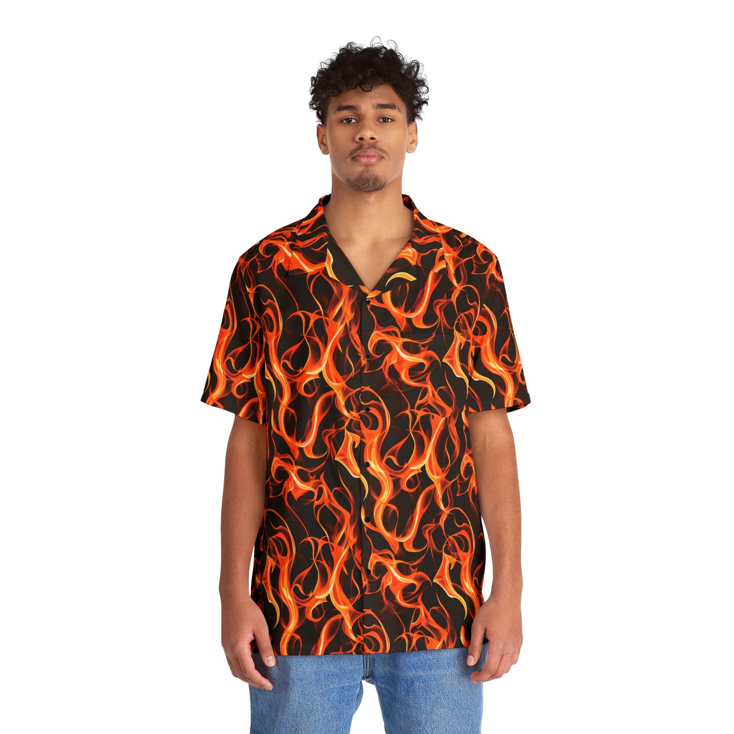 Fire Hawaiian Tee