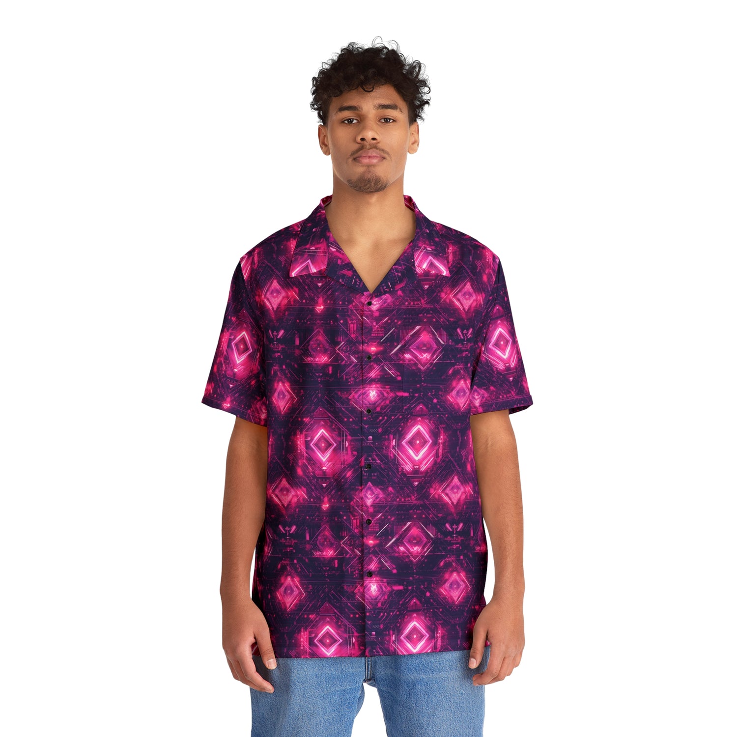 Neon Flux Hawaiian Shirt