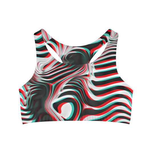 Zebra 3D Sports Bra