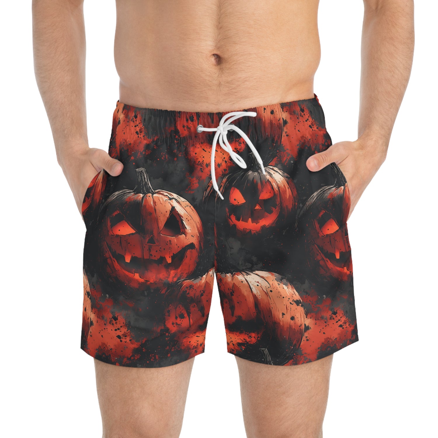 Evil Pumpkin Shorts