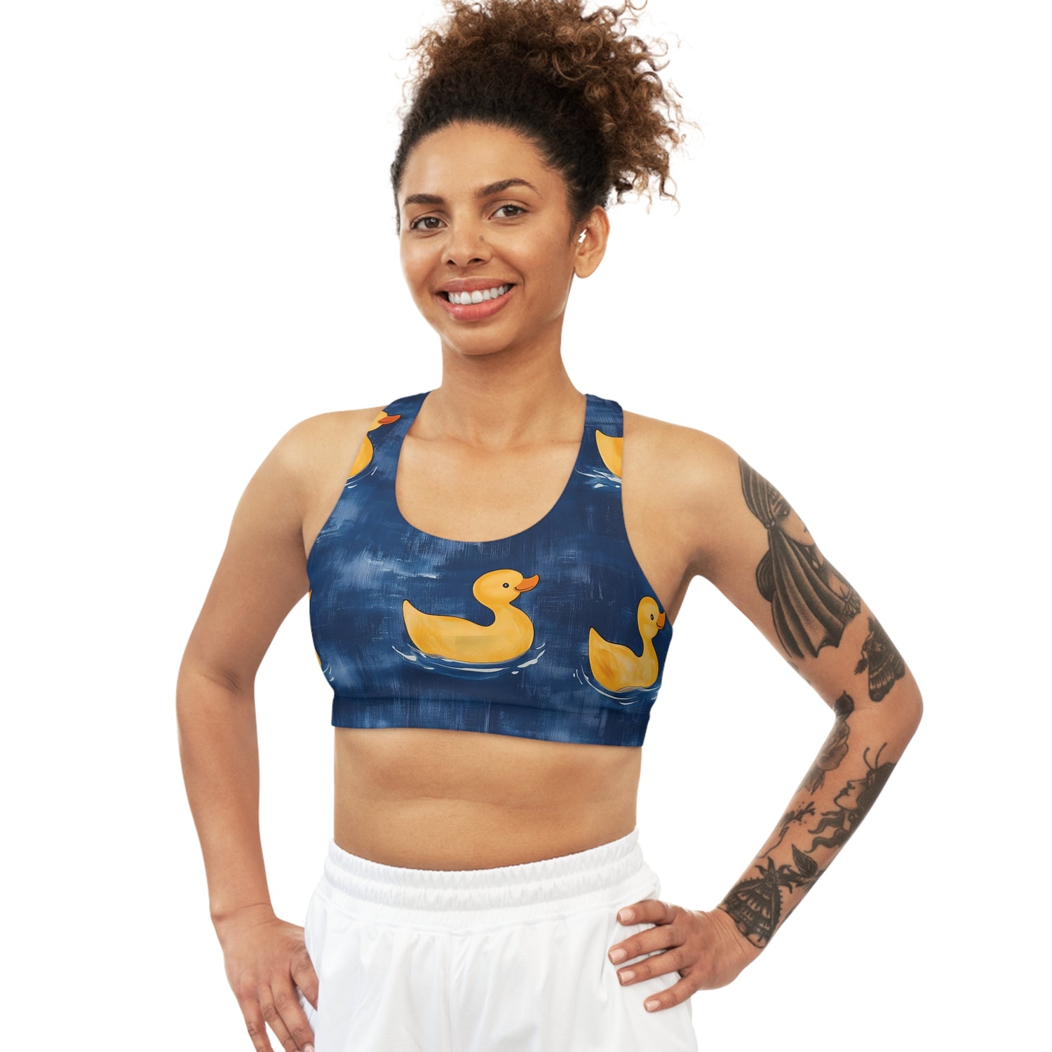 Duck The Bass Sports Bra