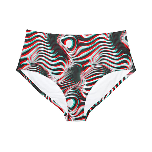 Zebra 3D High-Waist