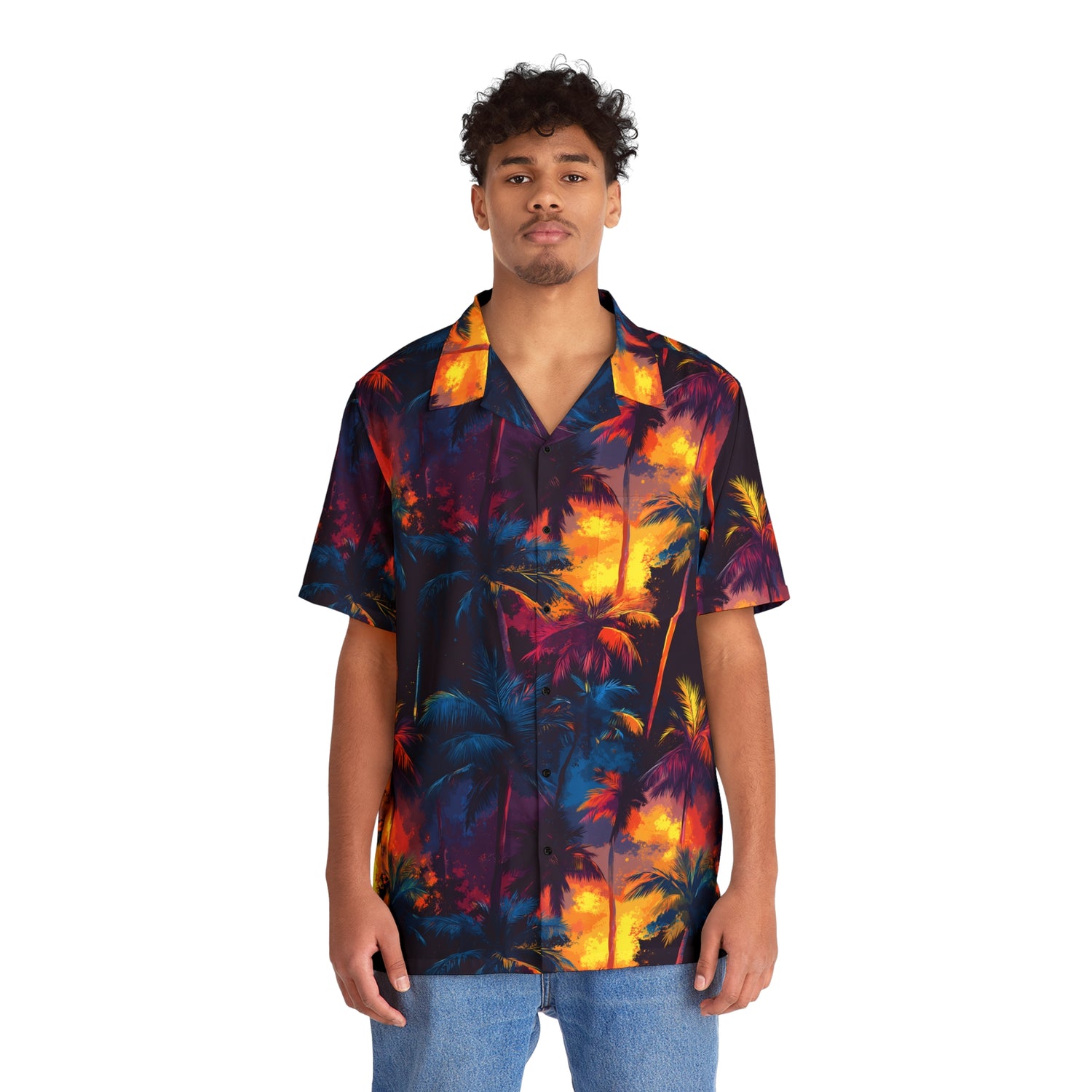 Sunset Grove Hawaiian Tee